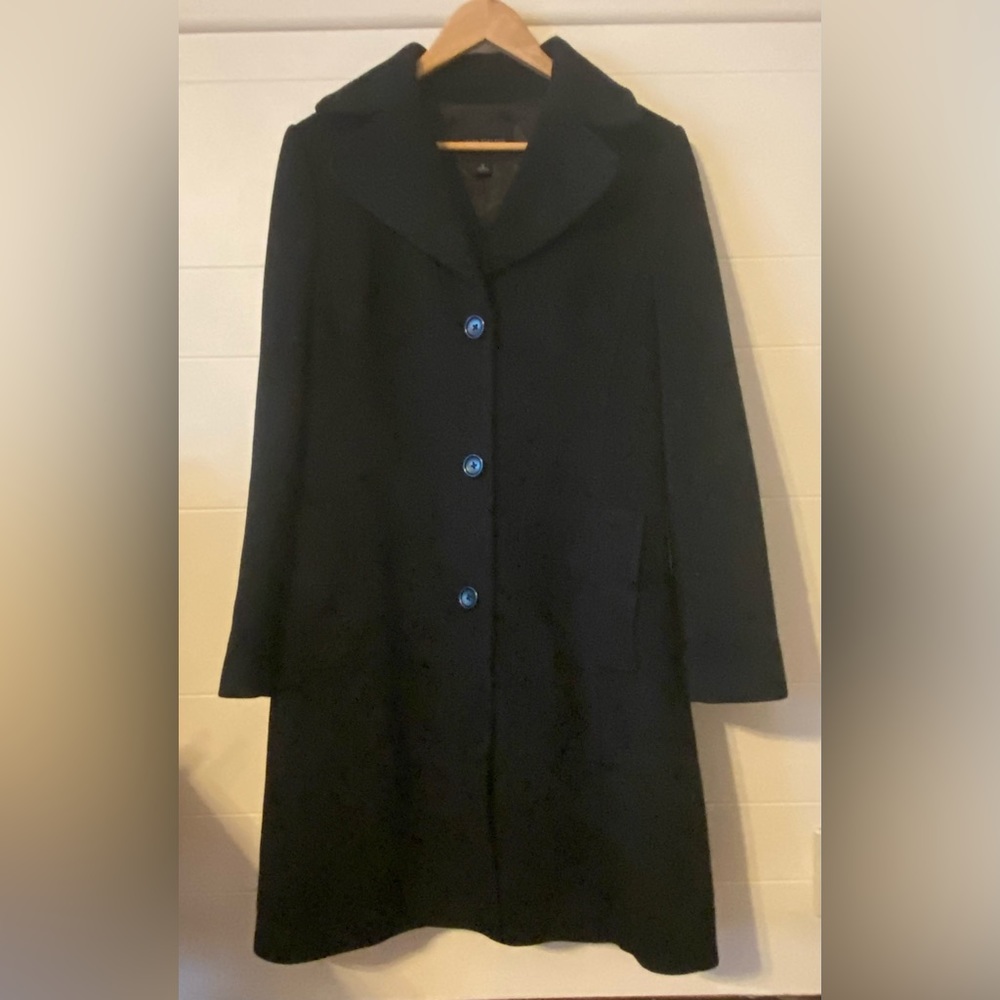 Woman’s Classic Banana Repuclic black coat